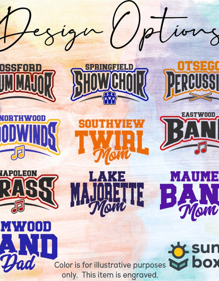 Band / Twirl / Majorette - Engraved Polar Camel Tumbler or Water Bottle