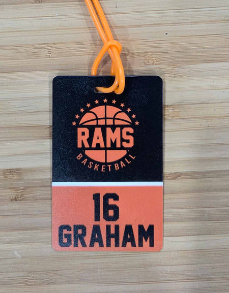 Basketball Team Sports Bag Tag-2