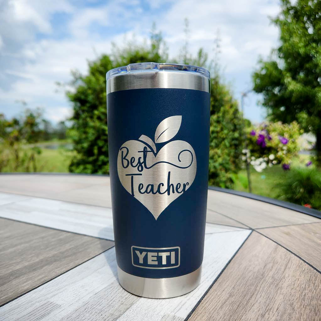 Best Teacher - Custom Teacher Engraved YETI Tumbler – Sunny Box