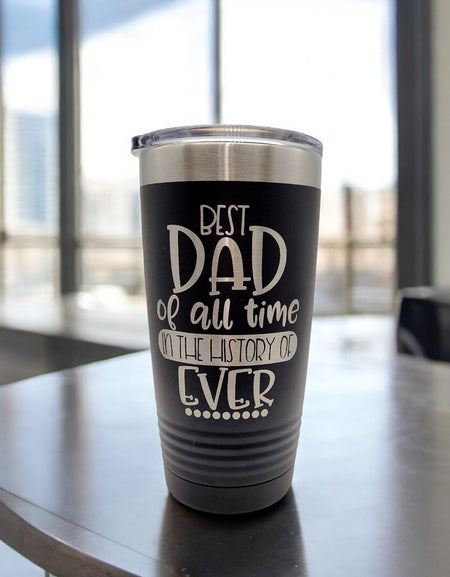 Best Dad of All Time Engraved Polar Camel Tumbler