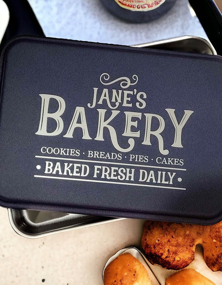 Personalized engraved Bakery Cake Pan by Sunny Box