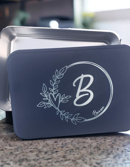 Personalized Engraved Cake Pan Blue - Sunny Box