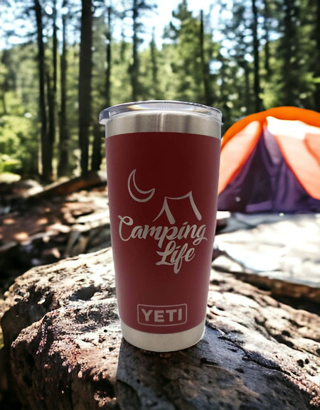Camping Life Engraved YETI Tumbler