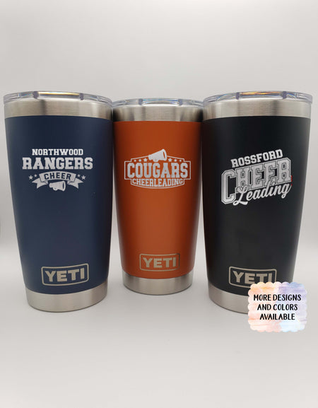 Cheerleading School Mascot - Engraved YETI Tumbler