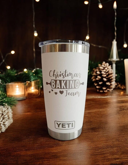 Christmas Baking Team - Christmas Engraved YETI Tumbler