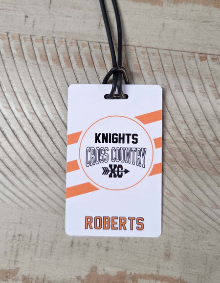 Cross Country Team Sports Bag Tag