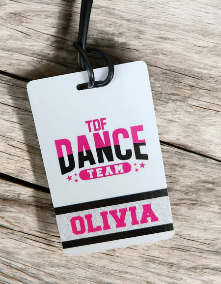 Dance Team Personalized Bag Tag