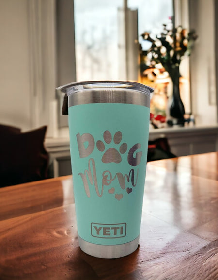 Dog Mom Engraved YETI Tumbler