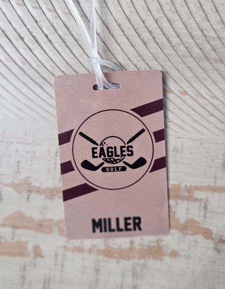 Golf Team Sports Bag Tag