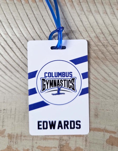 Gymnastics Team Sports Bag Tag