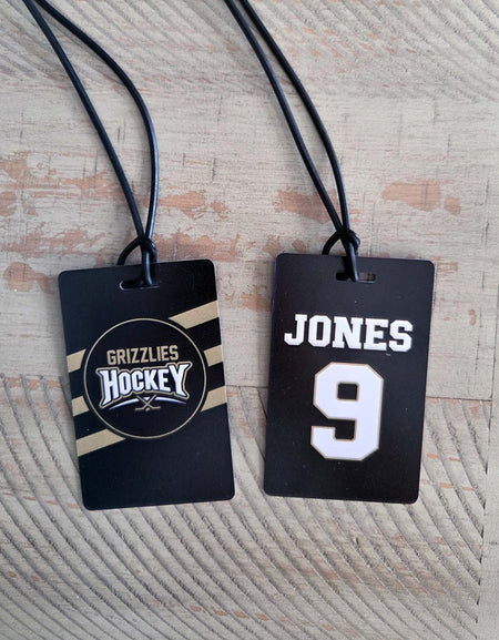 Hockey Team Bag Tags by Sunny Box