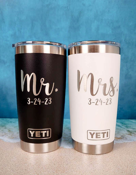 Mr. & Mrs. Engraved YETI Tumblers