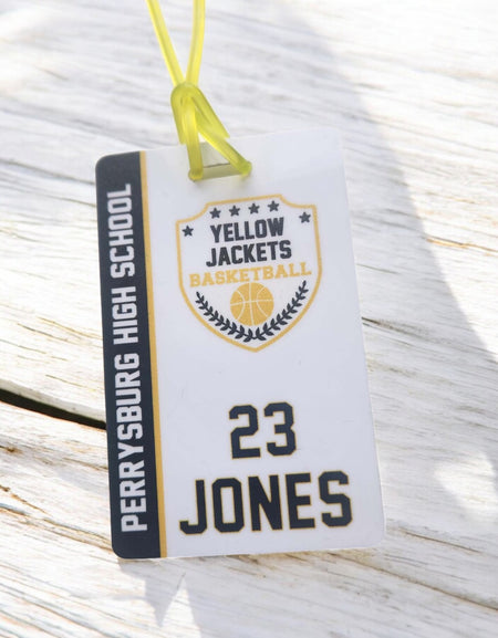Basketball Team Sports Bag Tag
