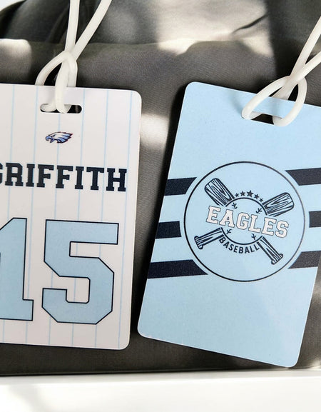 Baseball Team Bag Tags by Sunny Box