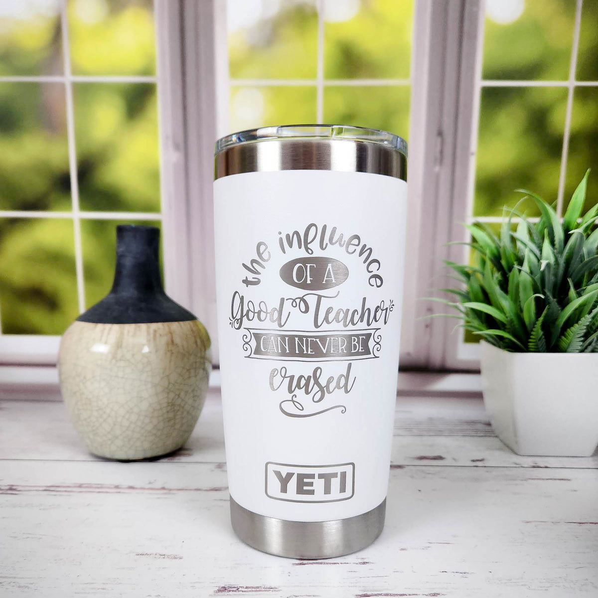 The Influence of a Good Teacher Engraved YETI Tumbler2