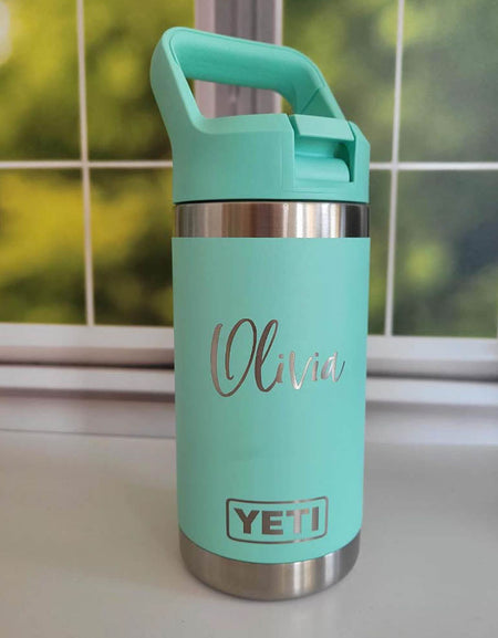 Personalized Engraved 12oz YETI Kids Water Bottle