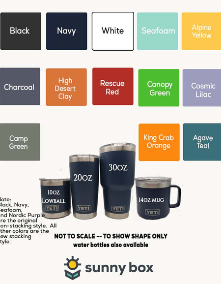 Personalized Engraved YETI Water Bottle