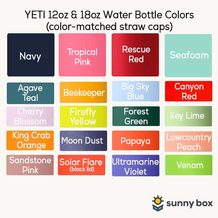 Personalized Engraved 12oz YETI Kids Water Bottle