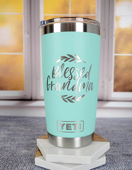 Blessed Grandma Design #2 Engraved YETI Tumbler