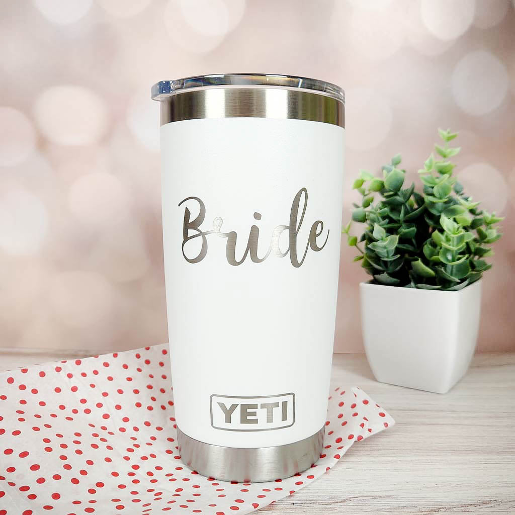 Bride Personalized Engraved YETI Tumbler – Sunny Box
