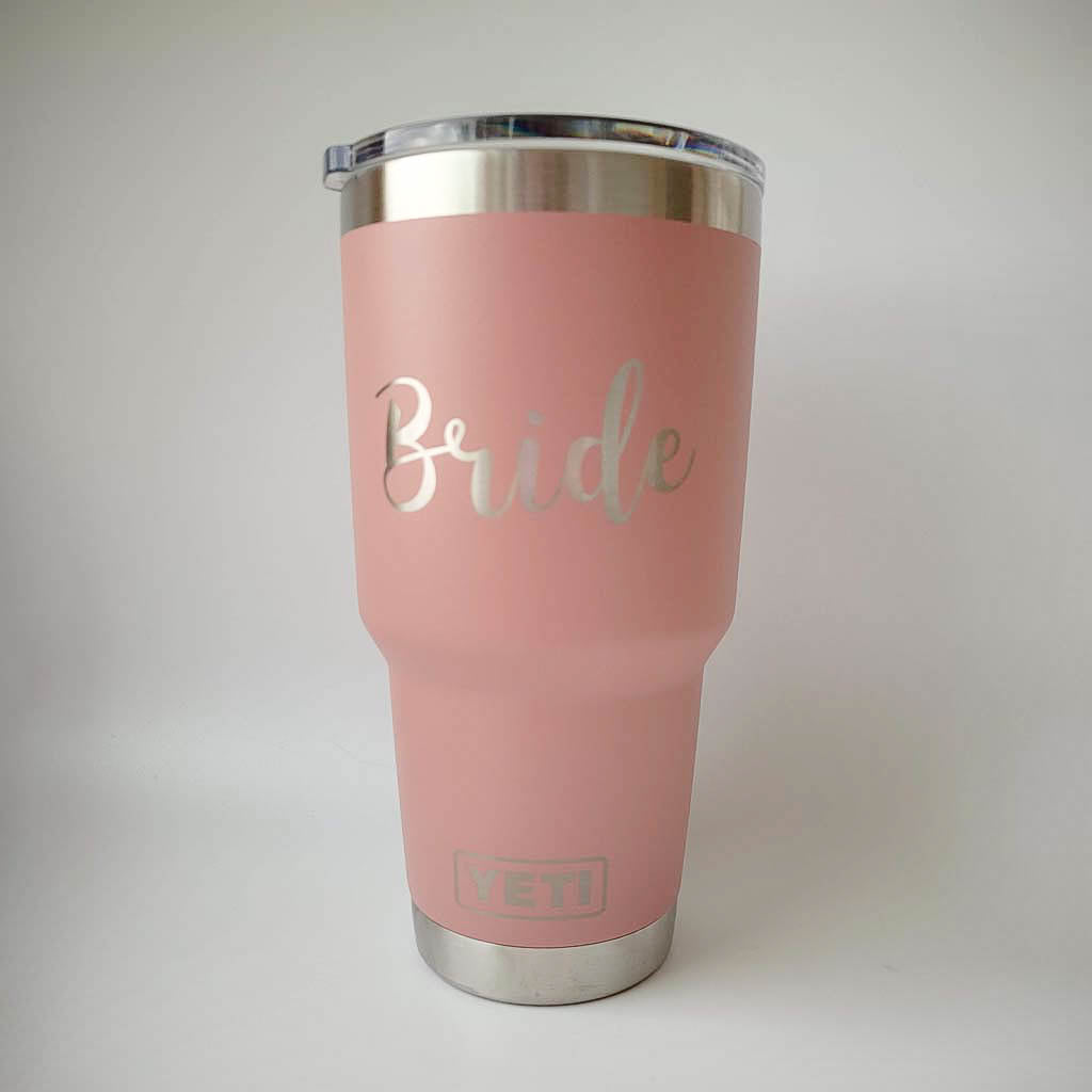 Mr. and Mrs. Yeti Tumbler Personalized Wedding Gift Set Engagement Laser  Engraved Mug 20oz 30oz SHIPS NEXT DAY 
