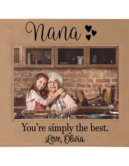 Nana Leatherette Picture Frame