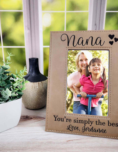Nana Leatherette Picture Frame