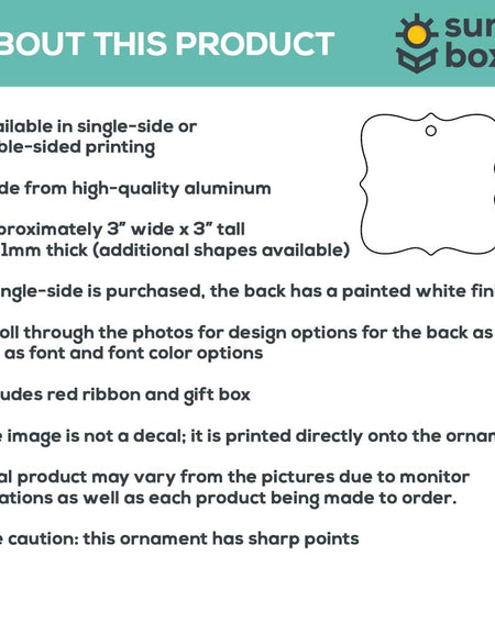 Candy Cane Photo Ornament