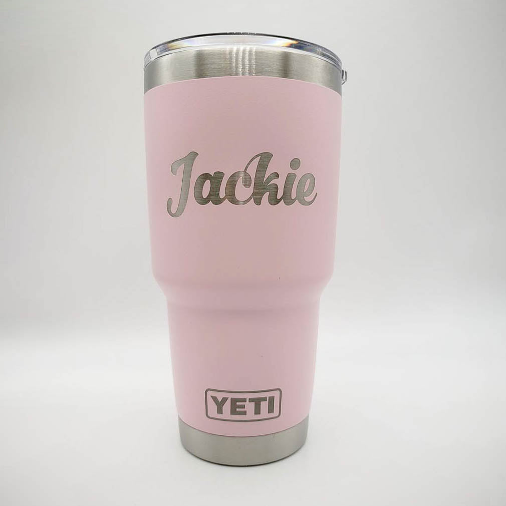 YETI Rambler 20 oz Tumbler/Magslider Lid Ice Pink & Aquifer Blue -2 items-1  each