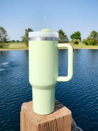 Engraved 40oz Dupe Light Green by Sunny Box