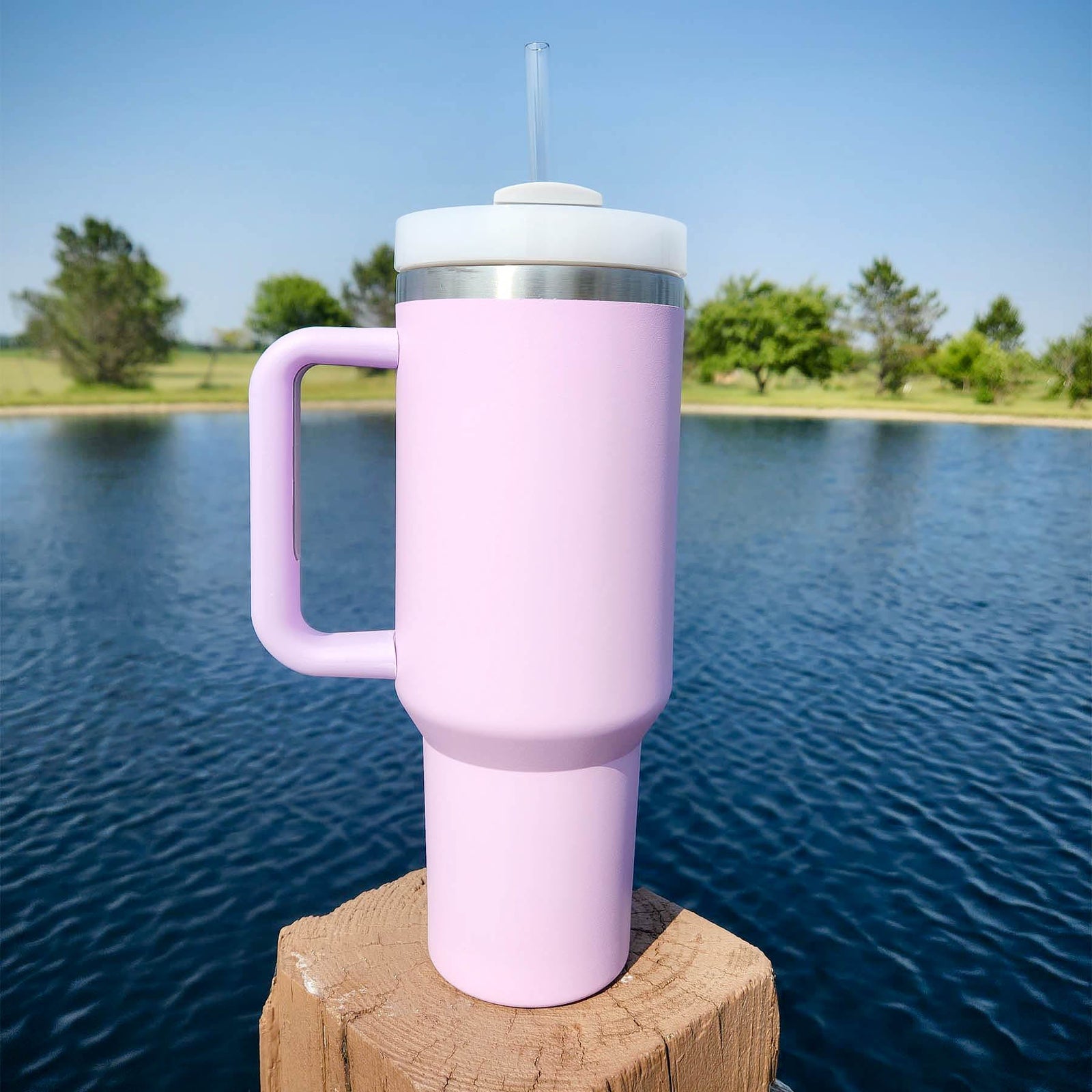 Engraved 40oz Dupe Lilac by Sunny Box