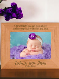 A Grandchild Is A Gift From Above Picture Frame by Sunny Box