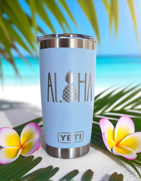 Aloha Pineapple - Engraved YETI Tumbler