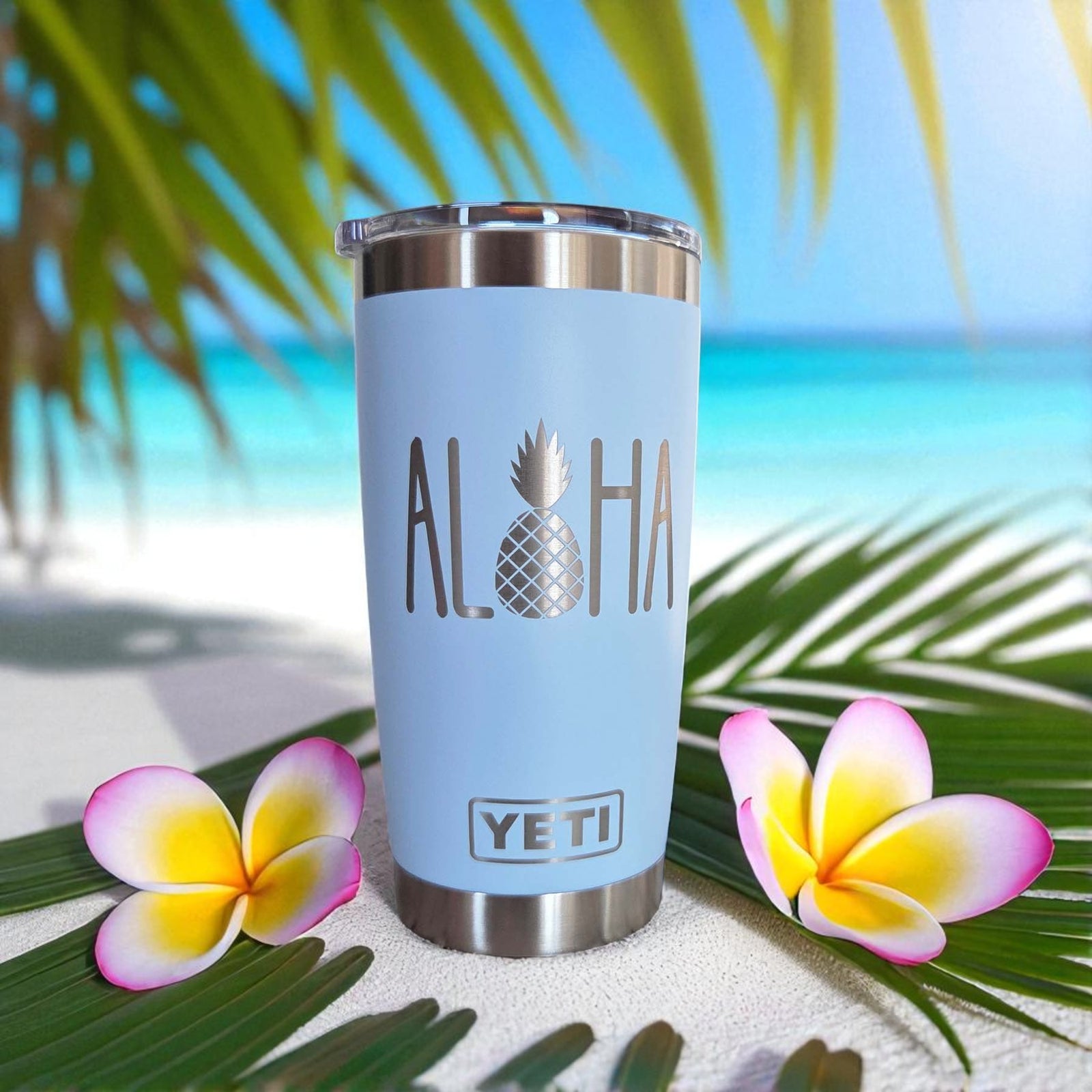 Aloha Pineapple - Engraved YETI Tumbler