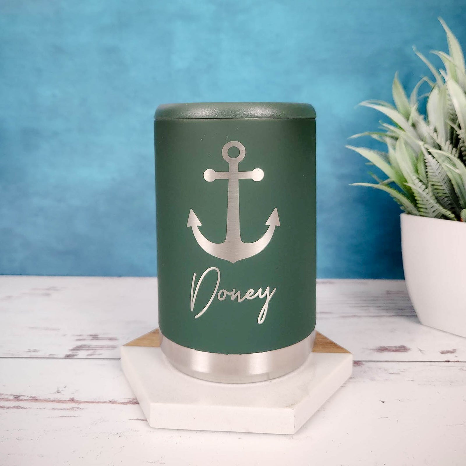 Anchor Personalized Engraved Can Cooler - Sunny Box