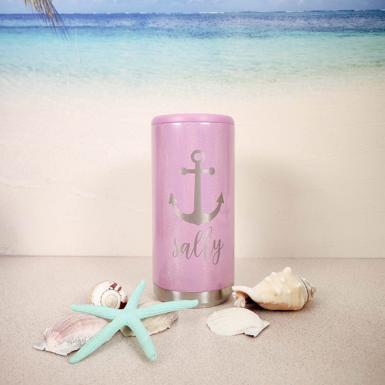 Anchor/Boating Engraved Can Cooler