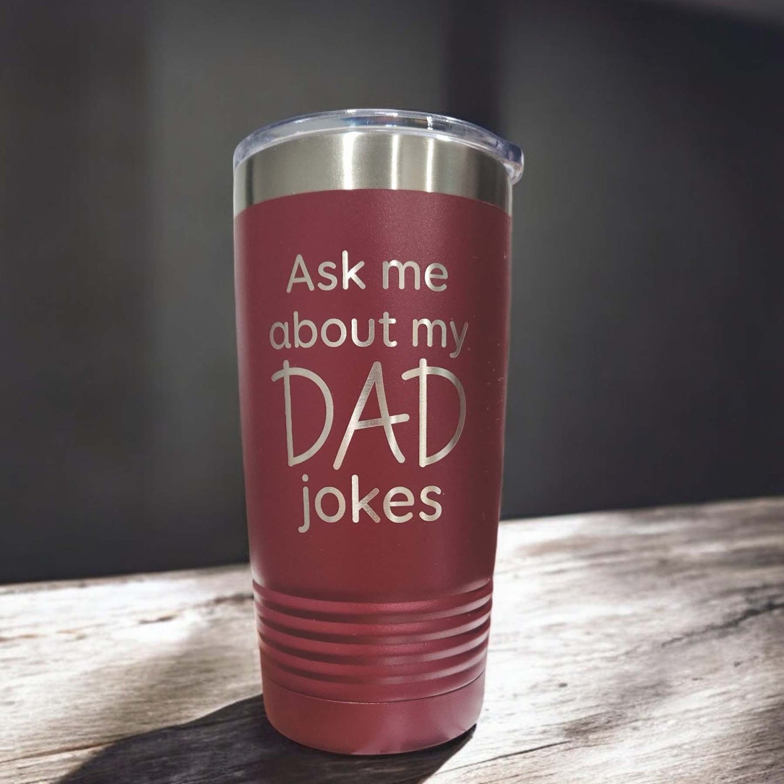 Ask Me About My Dad Jokes - Engraved Polar Camel Tumbler