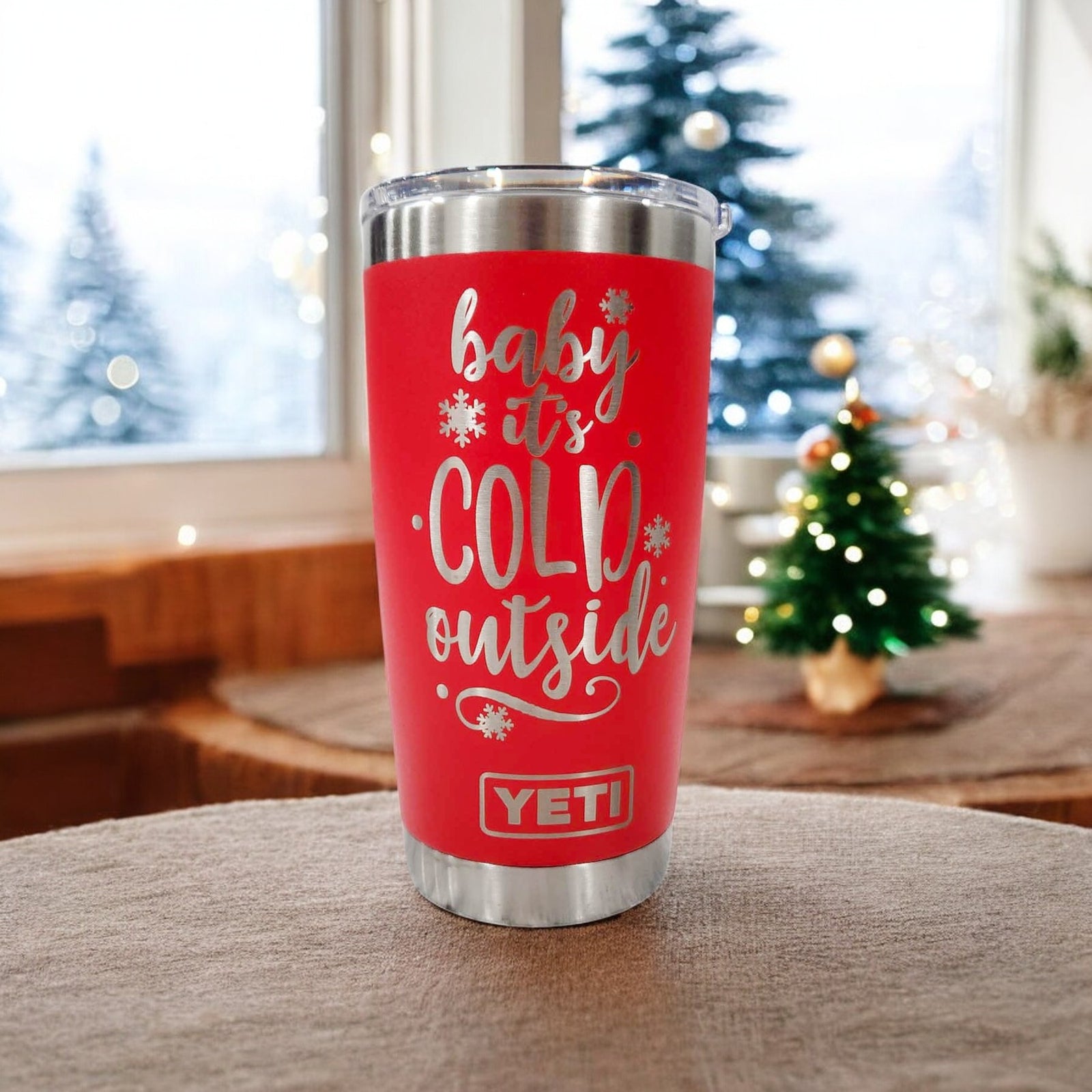 Baby It's Cold Outside - Christmas Engraved YETI Tumbler