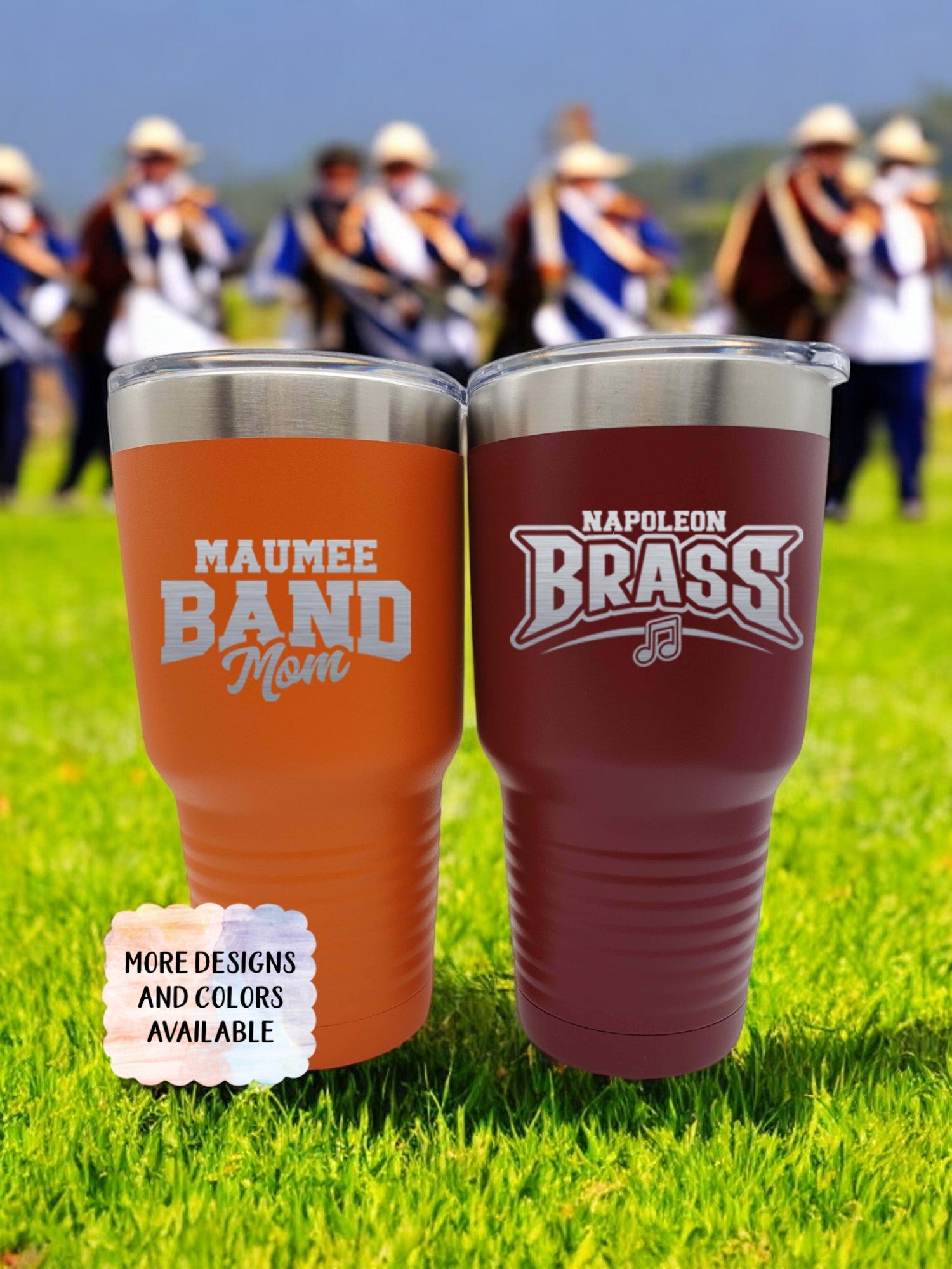 Band / Twirl / Majorette - Engraved Polar Camel Tumbler or Water Bottle