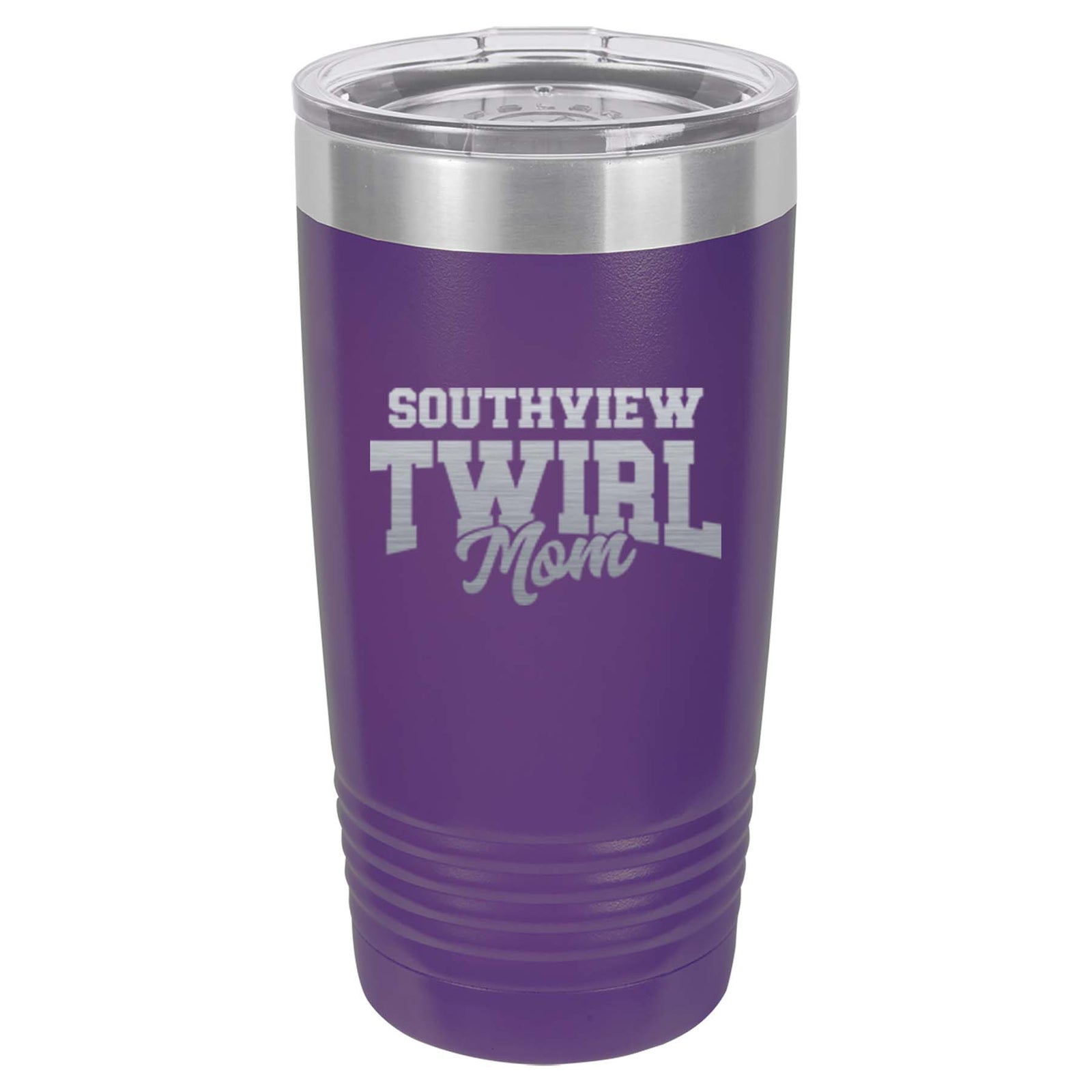 Twirl Mom School Mascot Engraved Tumbler by Sunny Box