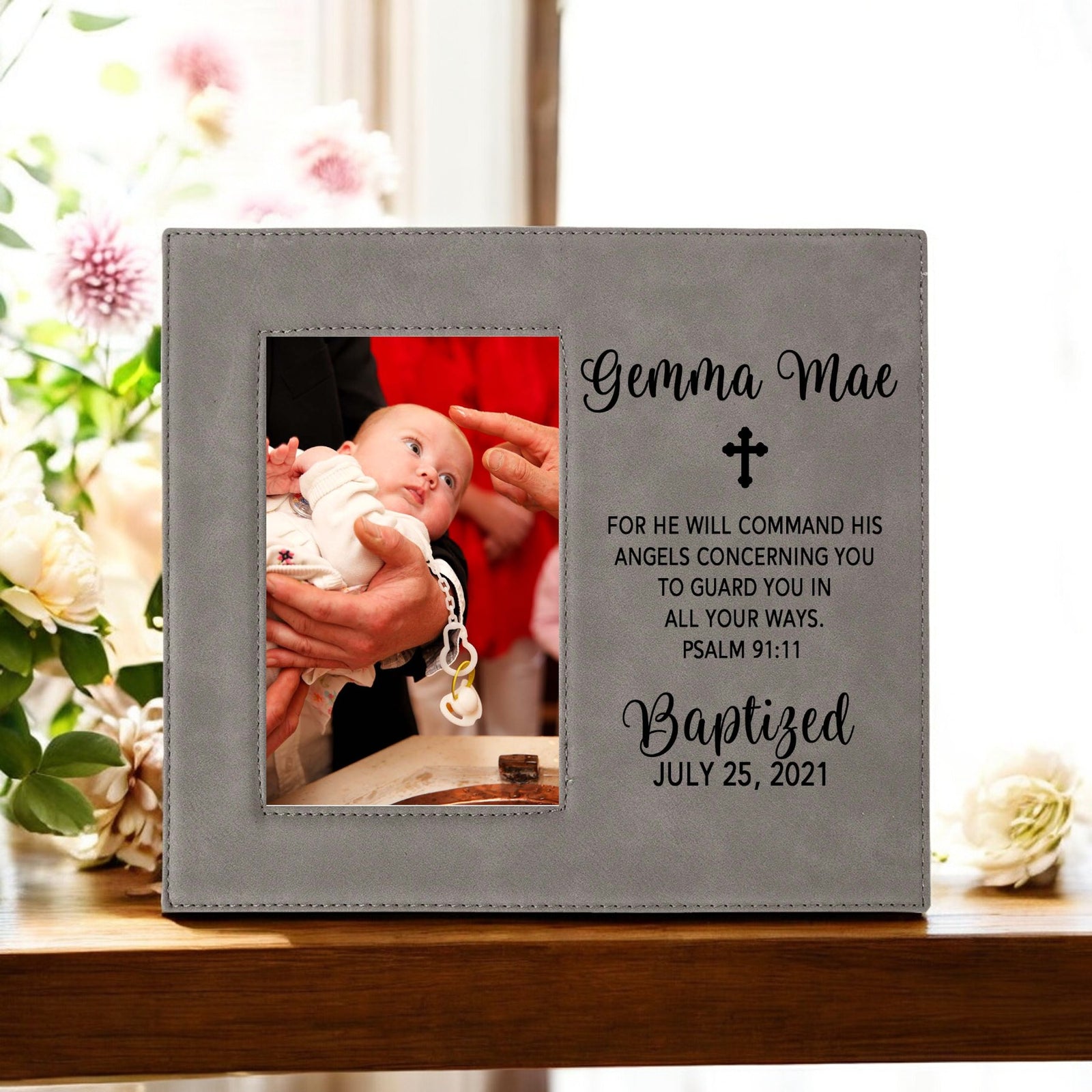 Personalized Custom Baptism Picture Frame by Sunny Box