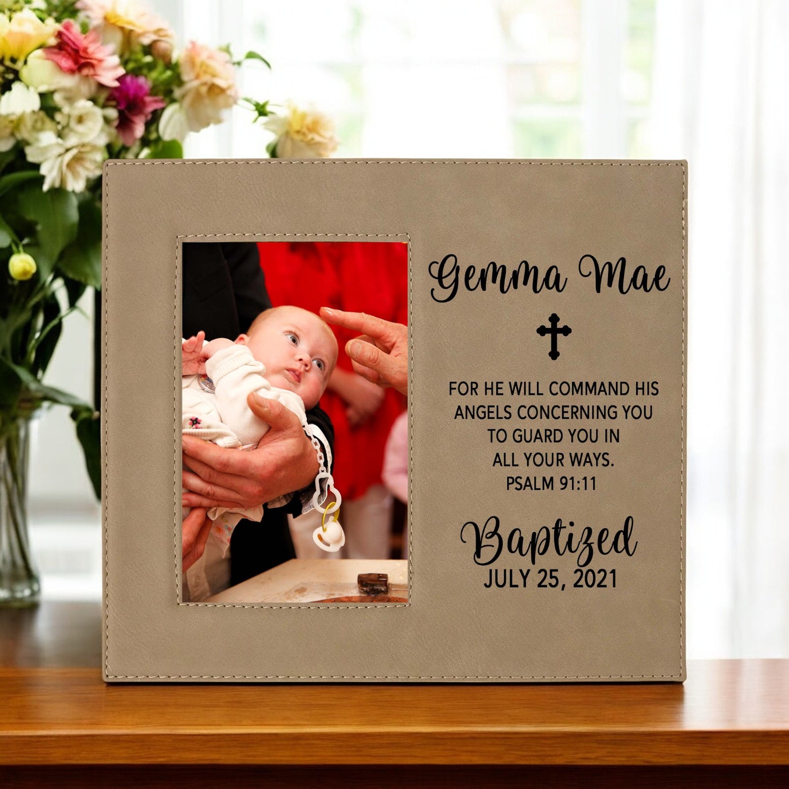 Personalized Custom Baptism Picture Frame by Sunny Box
