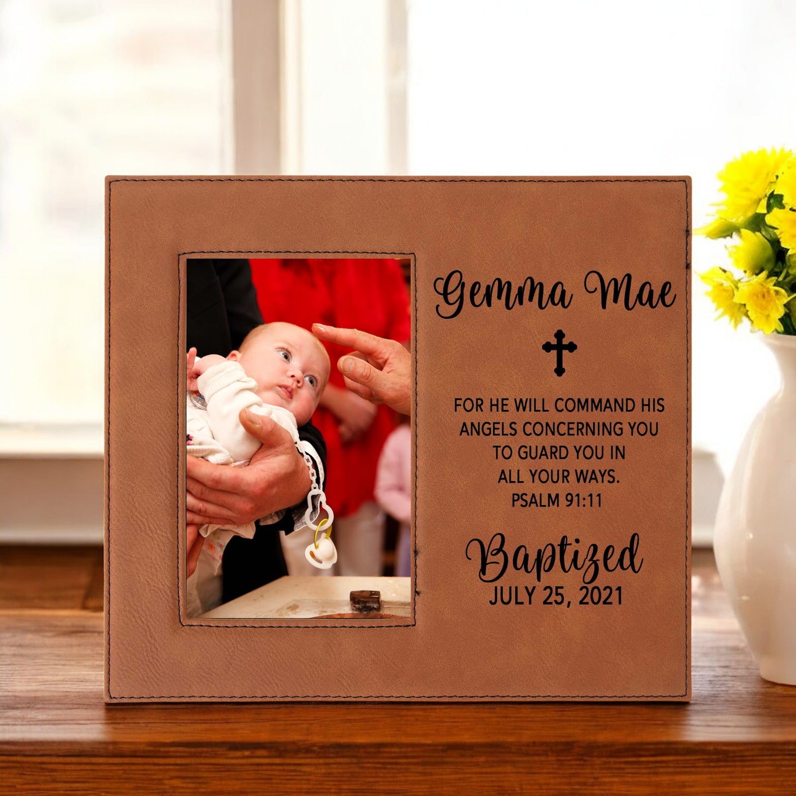 Personalized Custom Baptism Picture Frame by Sunny Box