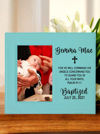 Personalized Custom Baptism Picture Frame by Sunny Box