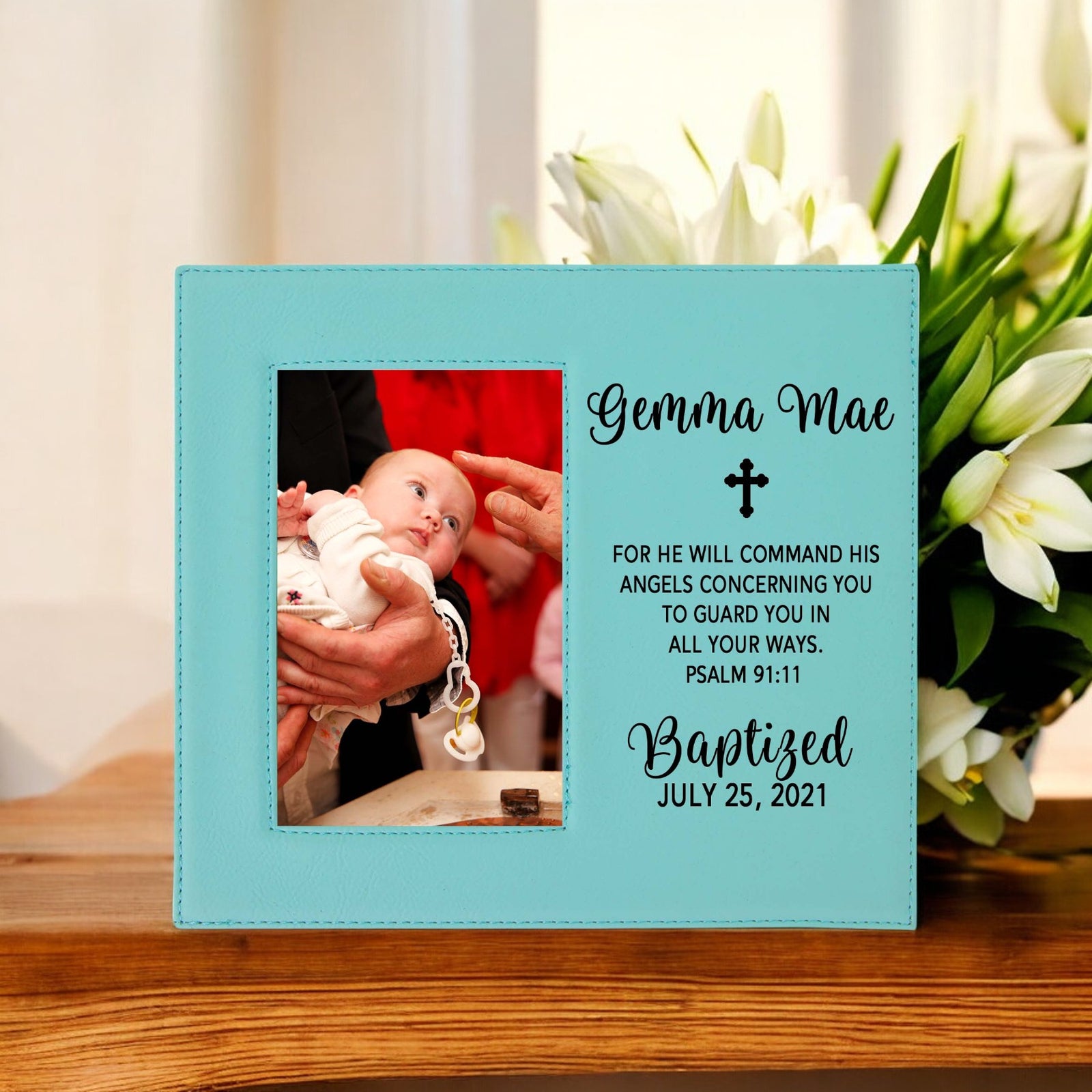 Personalized Custom Baptism Picture Frame by Sunny Box