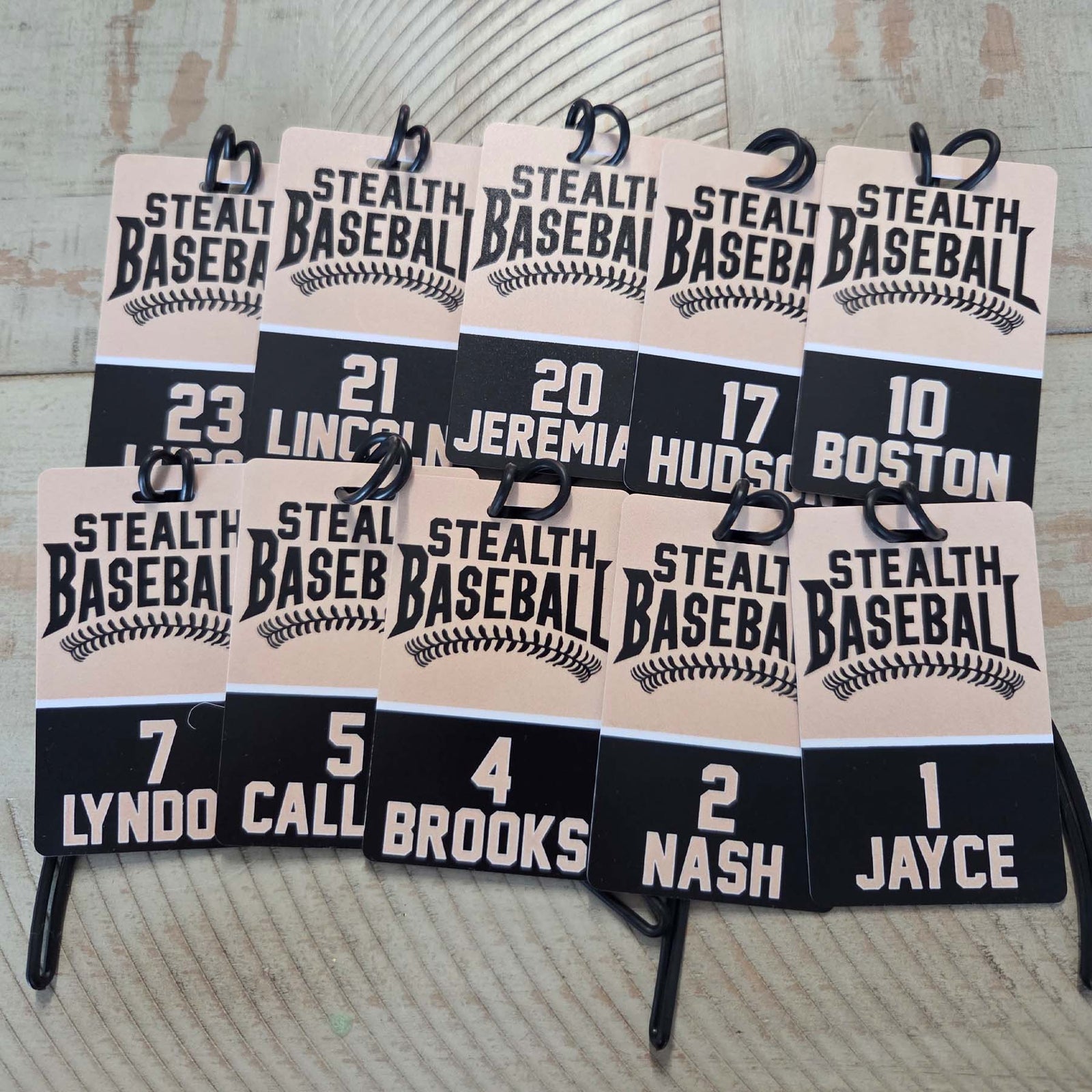 Baseball Team Sports Bag Tag