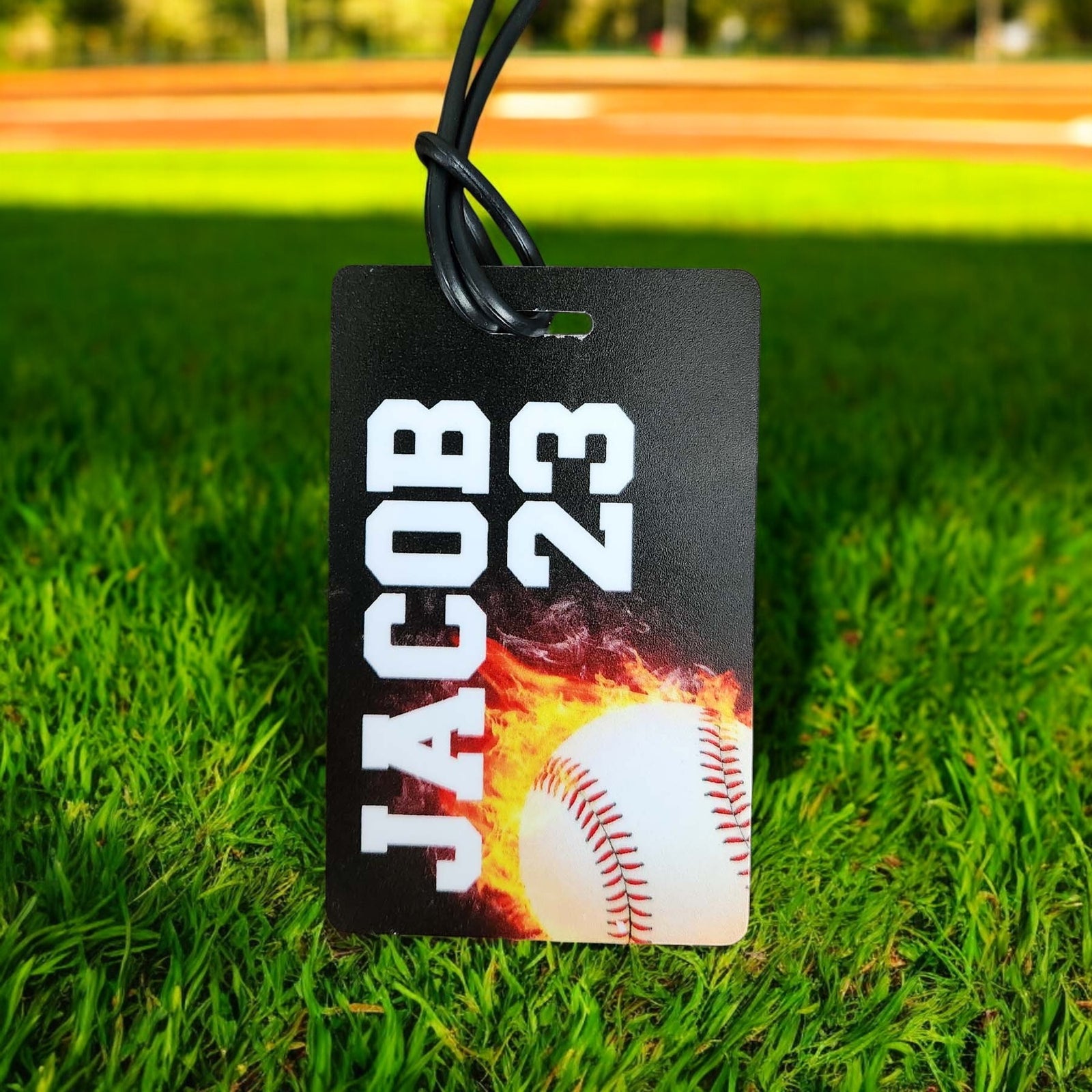 Personalized Baseball Bag Tag, Team Sports