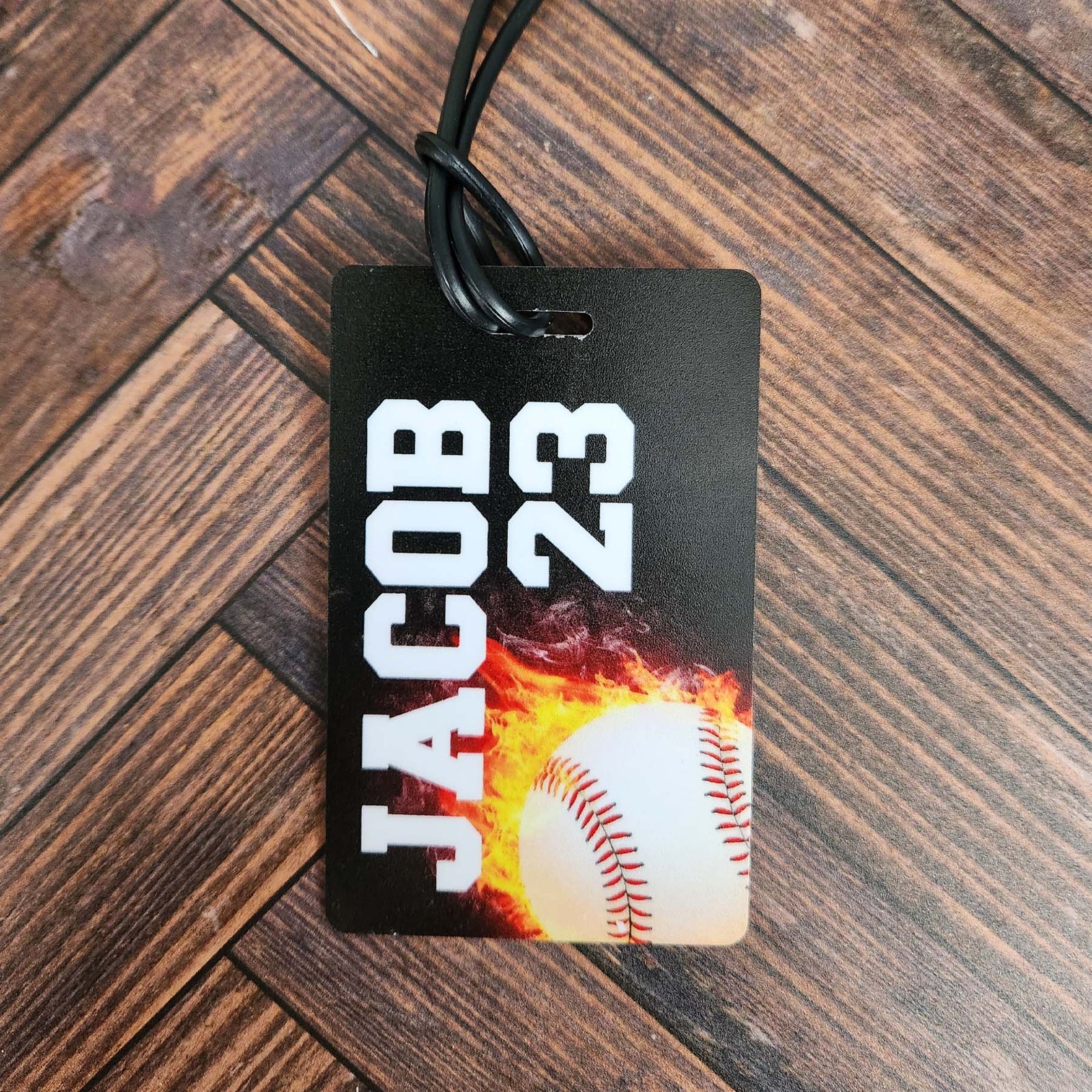 Personalized Baseball Bag Tag, Team Sports