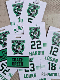 Team Logo Sports Bag Tag