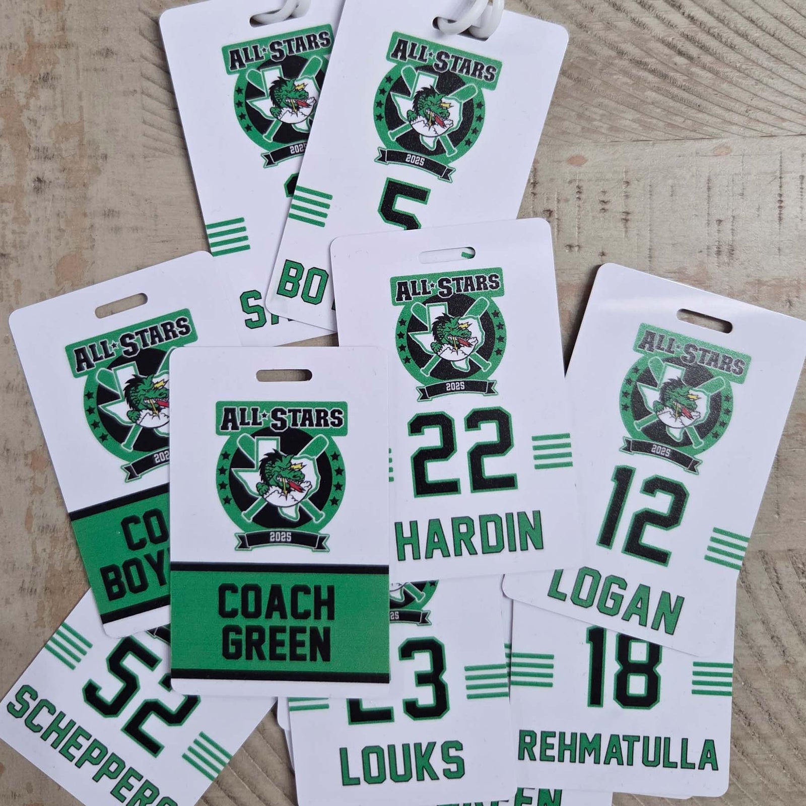 Team Logo Sports Bag Tag